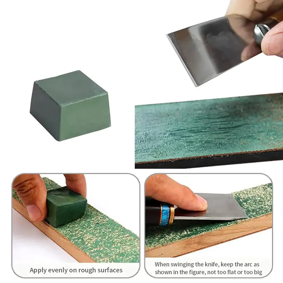 Small Leather Tool Sharpening Strop Board