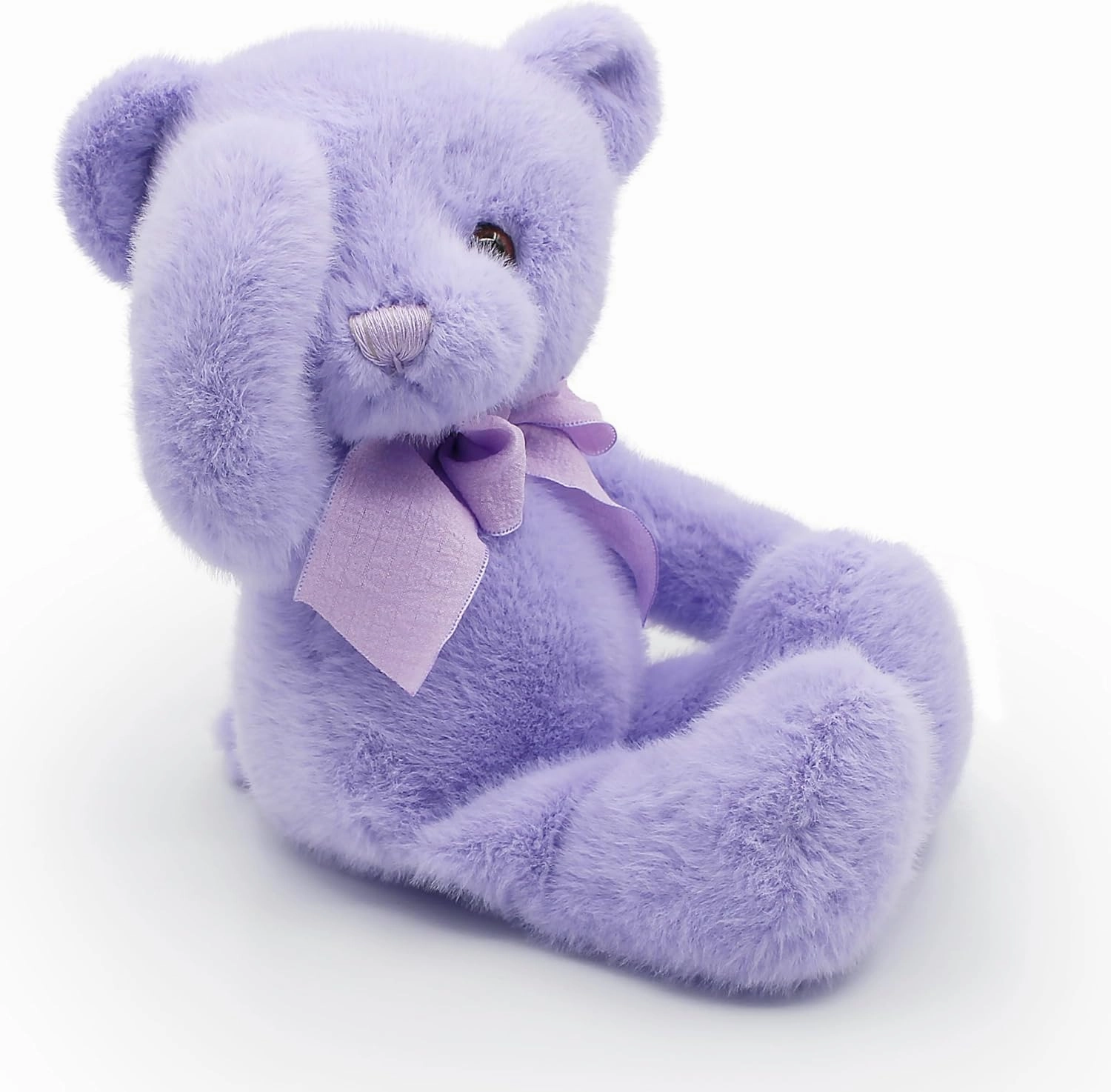 Small Magnet Teddy Bear Stuffed Animal Cute Plush Toy for Girl 12" (Purple)