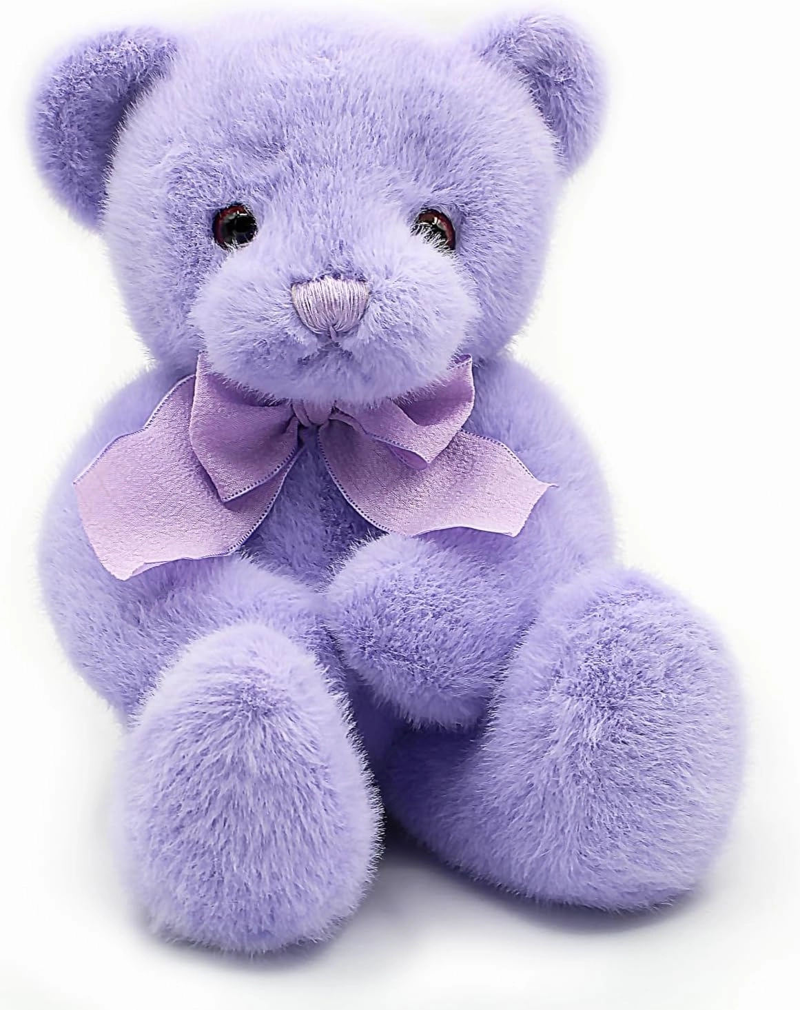 Small Magnet Teddy Bear Stuffed Animal Cute Plush Toy for Girl 12" (Purple)