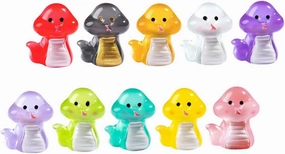 Snake Year Decorations 10pcs Mini Resin Snake Figures DIY Desktop and Car Decorations