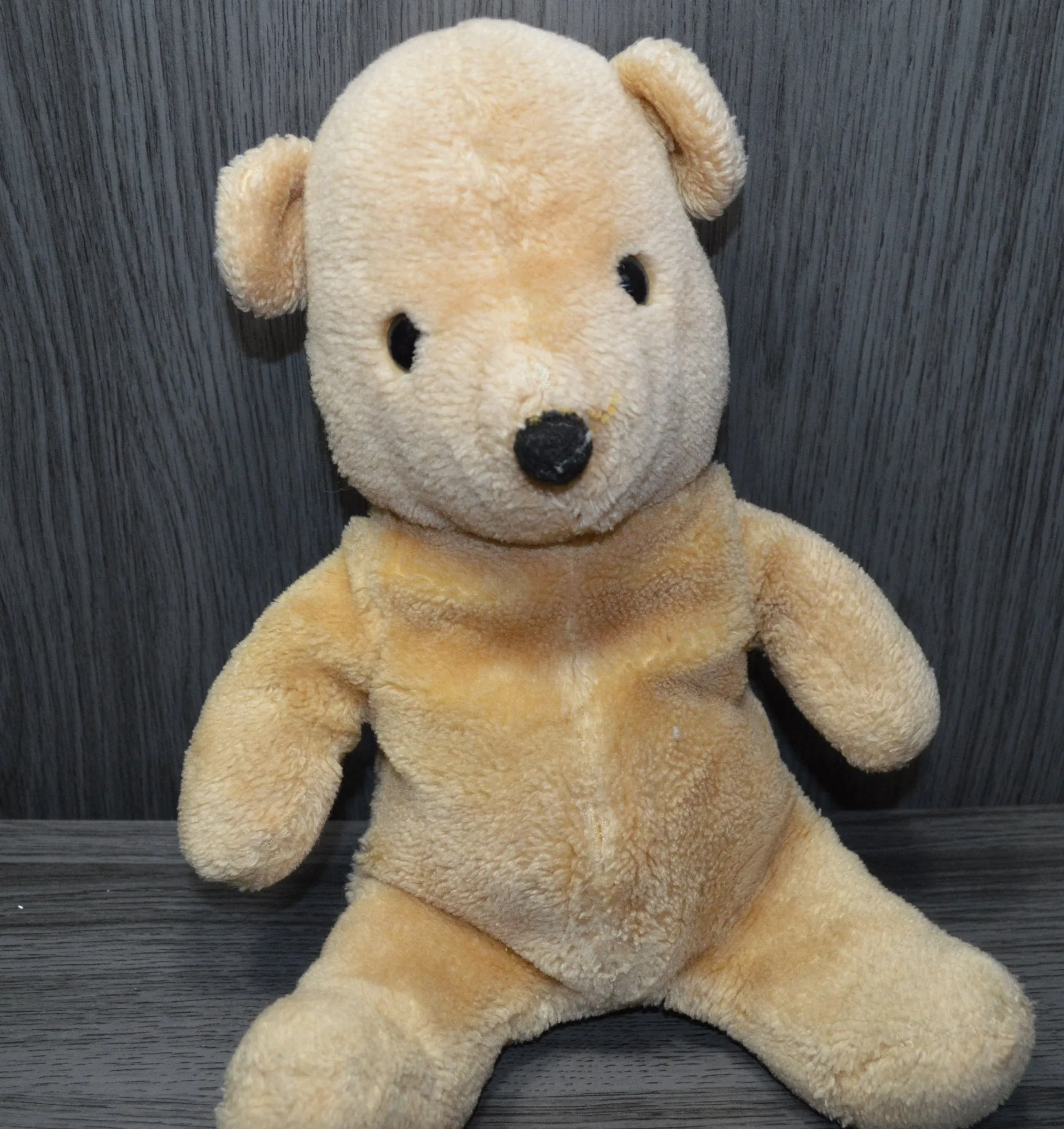 SOFT TOY TRADITIONAL TEDDY BEAR GOOD CONDITION
