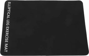 Sosoport Shock Absorbing Treadmill Floor Protector Mat Slip PU Pad for Noise Reduction Vibration Dampening Fit for Home Gym Equipment Stylish Black Design for Diverse