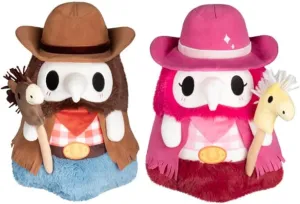 Squishable / Mini Cowboy Plague Doctor & Nurse Plush Set