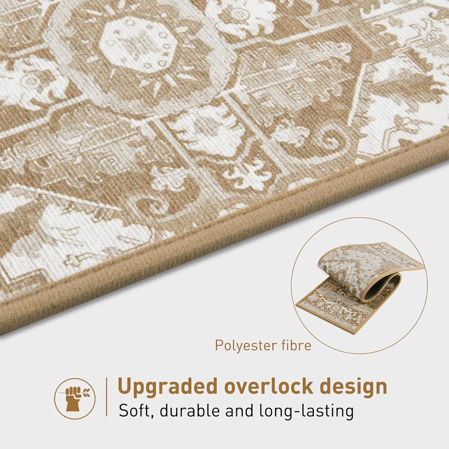 Stair Treads for Wooden Steps Indoor, 15 Pack 8" X 30" Non Slip Carpet Stair Treads with Reusable Adhesive for Kids Elders and Dogs, TPR Backing Stair Rugs Oriental Staircase Step Treads,Bohemia