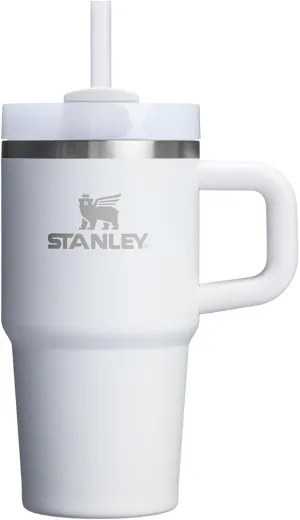 Stanley Quencher H2.0 Tumbler with Handle and Straw 20 oz | Flowstate 3-Position Lid | Cup Holder Compatible for Travel | Insulated Stainless Steel Cup | BPA-Free | Frost