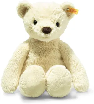 Steiff Thommy Teddy Bear, Premium Teddy Bear Stuffed Animal, Teddy Bear Toys, Stuffed Teddy Bear, Teddy Bear Plush, Plushy Toy for Girls Boys and Kids, Soft Cuddly Friends (White, 16")