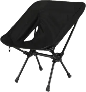 Stool Aluminum Alloy Camping Portable Beach Chair Fishing Lightweight Aluminum Alloy Outdoor Mini Folding Moon Chair