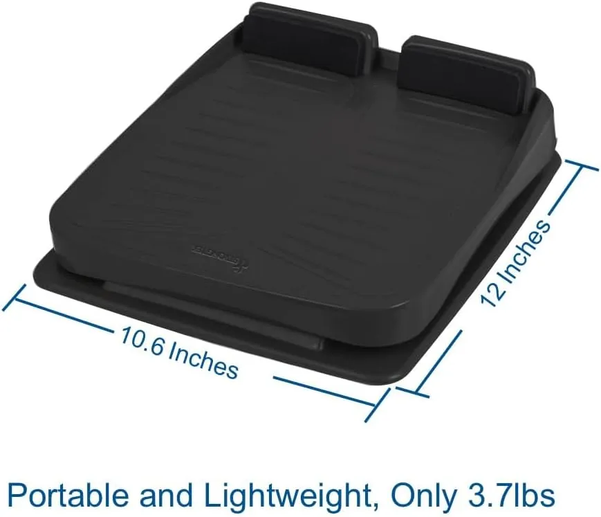 StrongTek Plastic Calf Stretch Board, Slant Board for Calf Stretching, 5-Level Adjustable Incline Board, Enhanced Ankle Flexibility, Targeted Physical Therapy, Durable with Non-Slip Surface