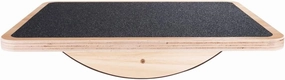 StrongTek Professional Wooden Balance Board, Rocker Board, Wood Standing Desk Accessory, Balancing Board for Under Desk, Anti Slip Roller, Core Strength, Stability, Office Wobble Boards