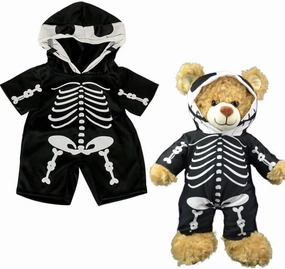 Stuffed Animals Skeleton Morph Suit, Scary Outfit for Your Teddy Friend Fits Most 14"-18" Stuffed Soft Toy