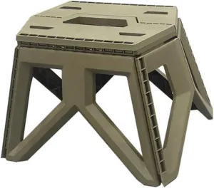 SUPVOX Portable Folding Stool Lightweight Camping Seat Ergonomic Handle for Home Outdoor Fishing and Office Use Versatile and Compact Design for Boys and Girls and Adults