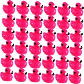 SUPVOX 80Pcs Mini Resin Flamingo Figurines Adorable Tropical Ornaments for Home Dollhouse Garden and DIY Crafts Unique Present Idea for Friends and Family