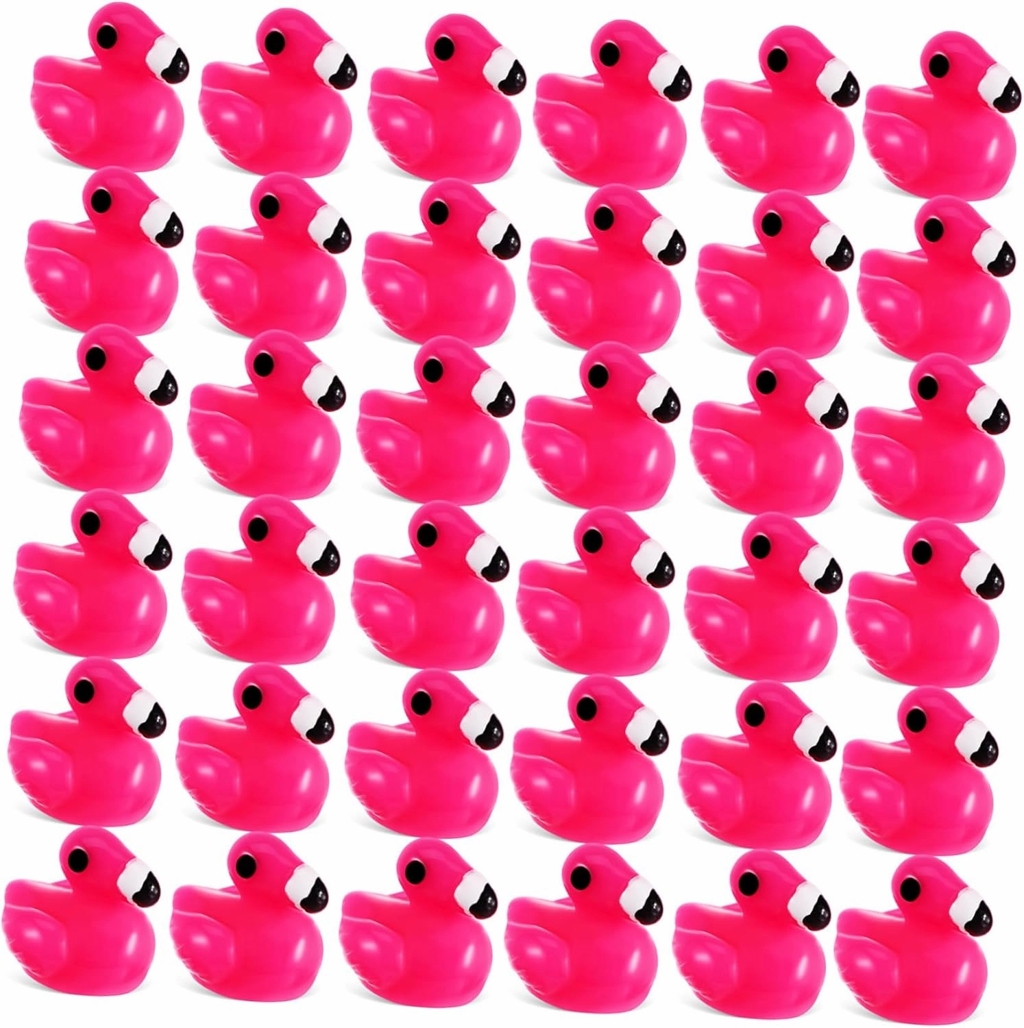 SUPVOX 80Pcs Mini Resin Flamingo Figurines Adorable Tropical Ornaments for Home Dollhouse Garden and DIY Crafts Unique Present Idea for Friends and Family