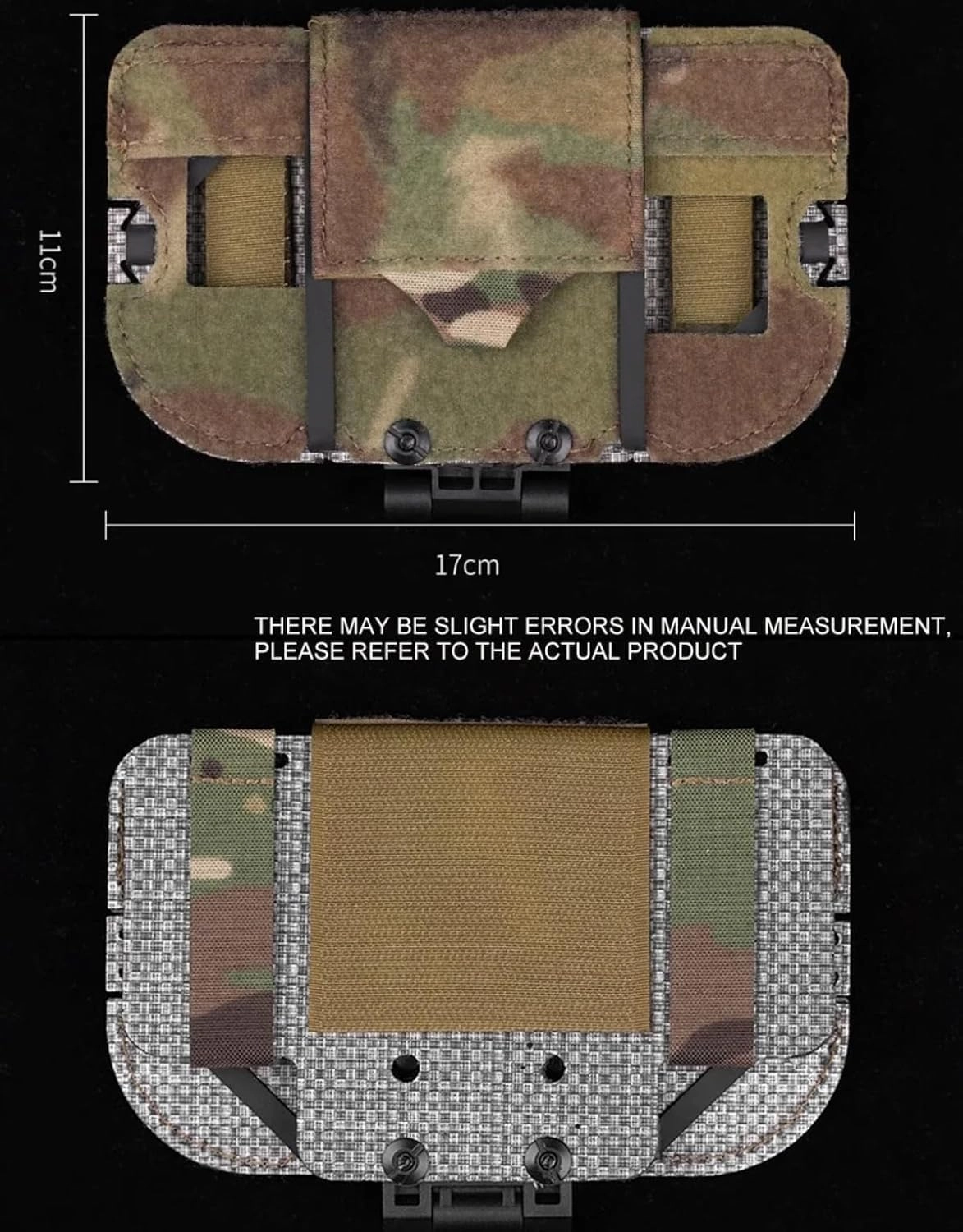Tactical Phone Pouch Molle Airsoft Chest Foldable Rack Phone Map Case Outdoor Camping Hunting Navigation Board