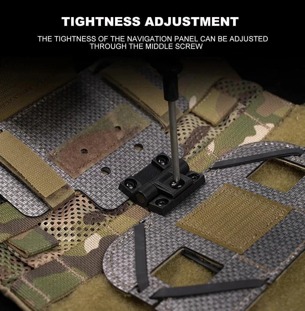 Tactical Phone Pouch Molle Airsoft Chest Foldable Rack Phone Map Case Outdoor Camping Hunting Navigation Board