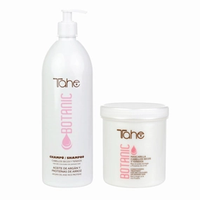 Tahe Botanic Kit - Shampoo 1000ml   Mask 700ml For Colored and Dry Hair