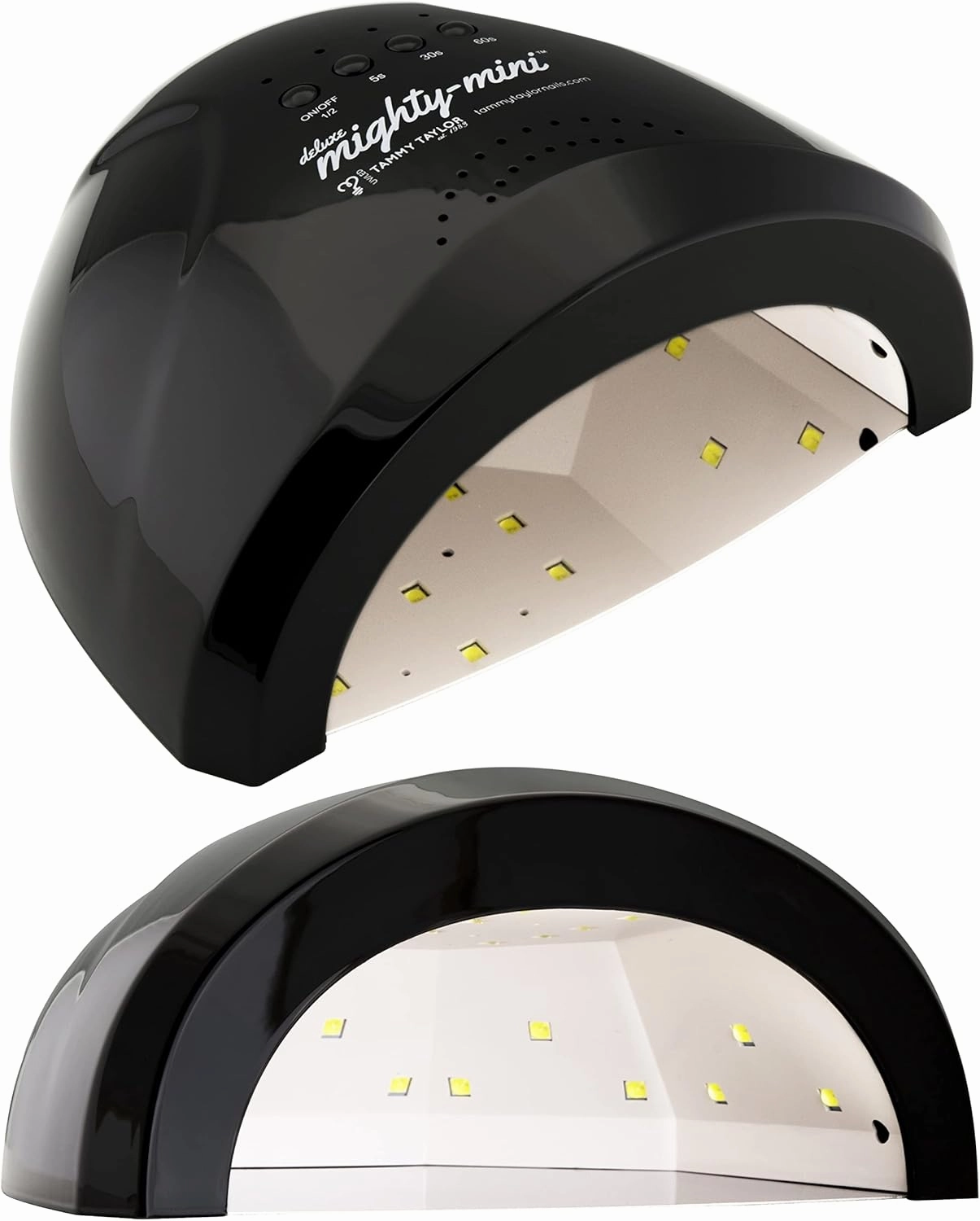 Tammy Taylor Nails Mighty Mini Deluxe | Salon Quality Professional, Lightweight LED UV Lamp | Perfect for Curing Gel, Nail Art, Acrylics & Nail Plump