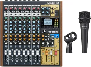 TASCAM Model 12 and Dynamic Mic Bundle