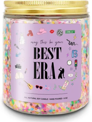 Taylor Birthday Candle, Birthday Gift Ideas and Party Decorations for Girls Boys, Birthday Gifts Merch Supplies, Gifts for Women, Happy Birthday Candles (Best Era)