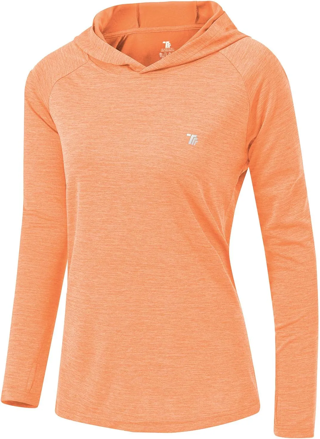 TBMPOY Womens UPF 50  Sun Protection Hoodie Shirt Long Sleeve Fishing Hiking Outdoor UV Shirt Lightweight