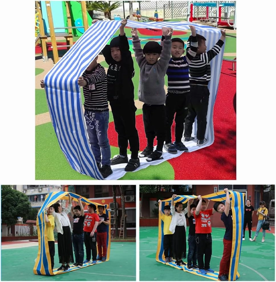 Teamwork Games Group Activity Mat - Circular Mat for Teenagers Adults Relay Race, Kids Elementary School Field Day Team Building Game, Church Rally, Gym Class Exercise, Family Reunion Fun