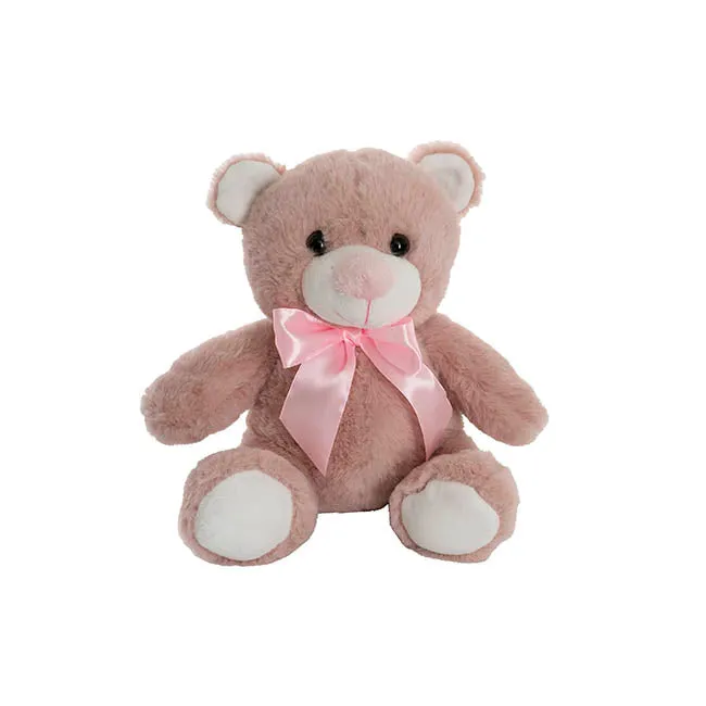 Teddy Bear Bernard Plush Soft Toy Dusty Pink