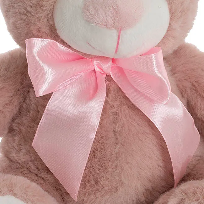 Teddy Bear Bernard Plush Soft Toy Dusty Pink