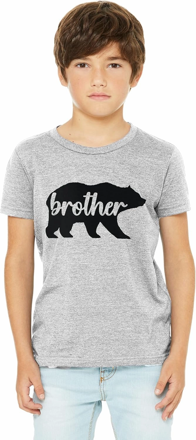 Teeny Fox Mama Bear Papa Sister Brother Baby Cute Matching Outfits Couple Shirts