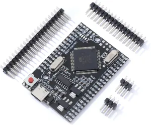 Teyleten Robot MEGA2560 PRO Embed CH340G/ATMEGA2560-16AU Pro Mega Module with Male Pinheader Type-c