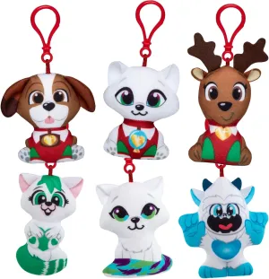 The Elf on The Shelf Elf Pets Minis Set of 6: St. Bernard, Reindeer, Fox, SNO Biggie, Ogie, and Noorah