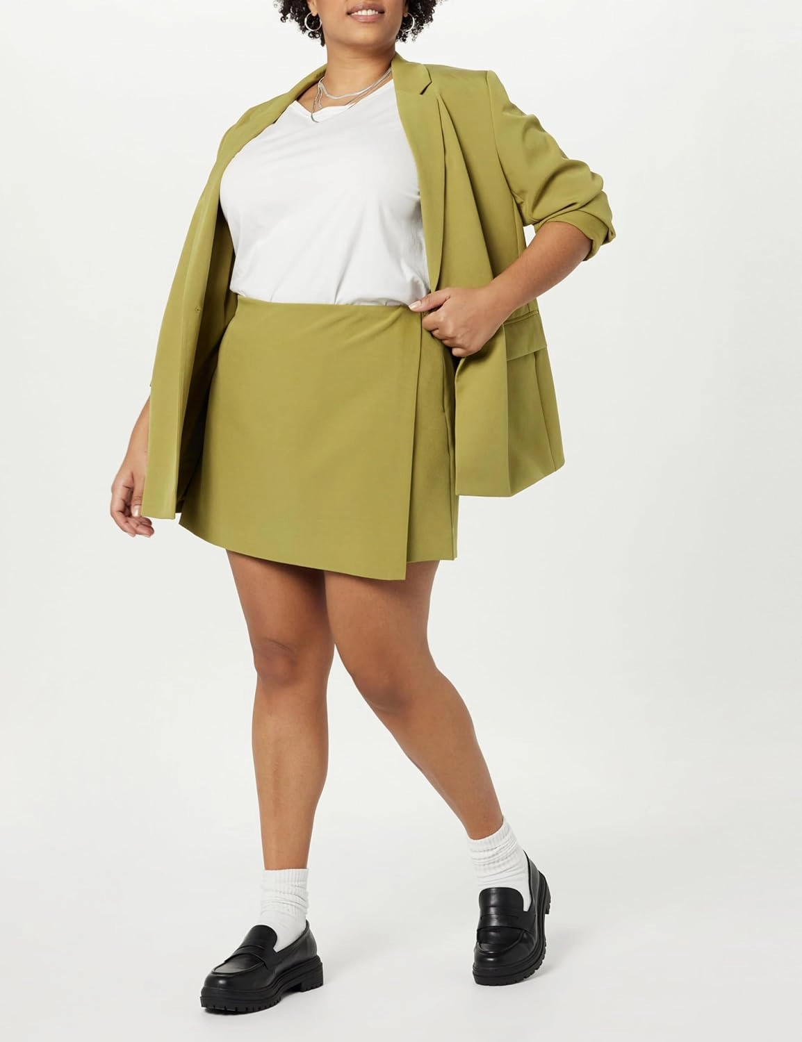 The Drop Women's Kamila A-line Mini Skort