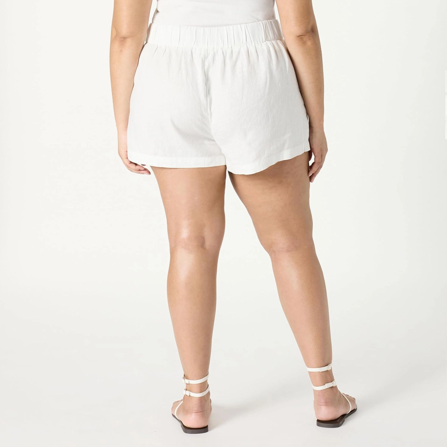 The Drop Women's Standard Essie Linen Pull on Mini Short
