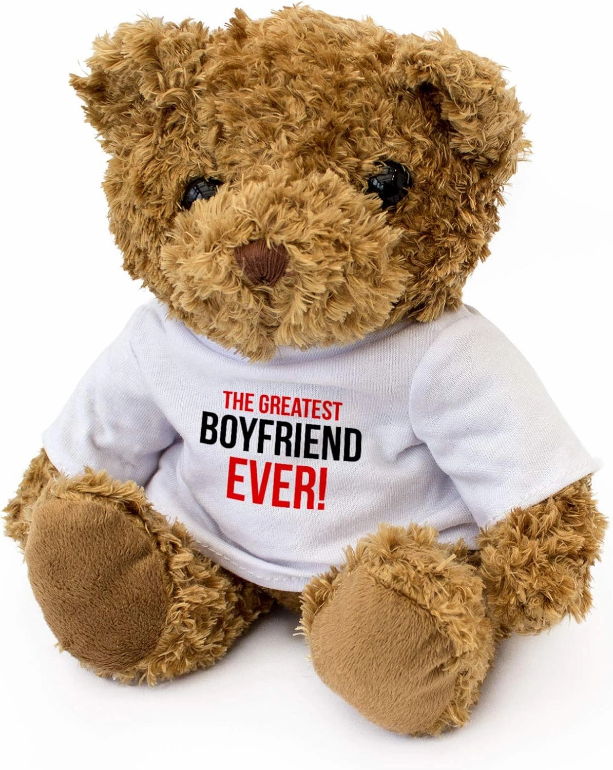 The Greatest Boyfriend Ever - Adorable Lovely Soft Brown Teddy Bear - Gift Present