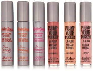 theBalm Hydrating Mini Lip Gloss 6-Piece Set