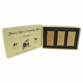Three Mini Cleansing Bars Set (Soothing Geranium Mini Bar, Wild Rose Mini Bar, Lavender Heaven Mini Bar)