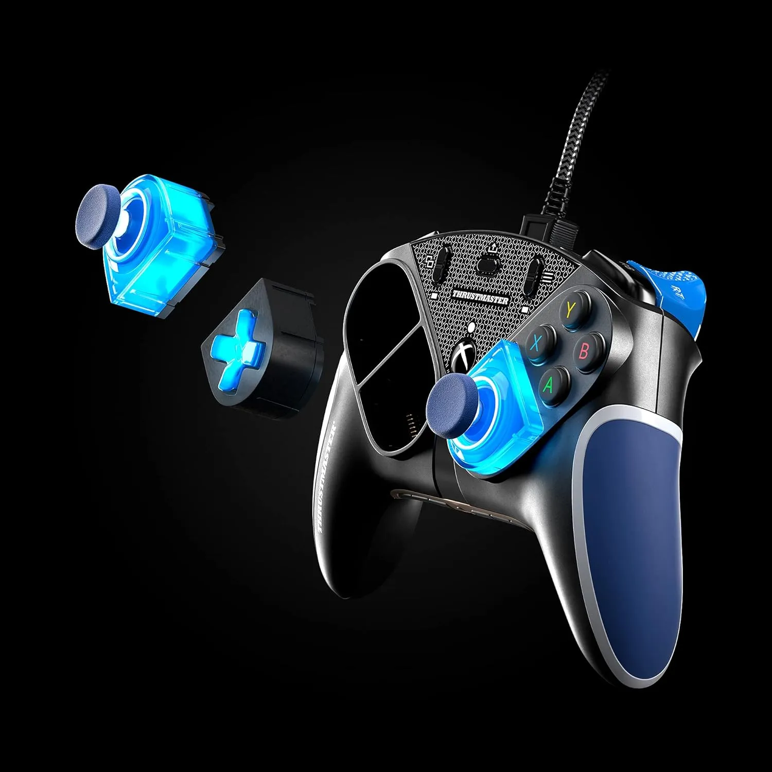 ThrustMaster ESWAP X LED BLUE CRYSTAL PACK, Pack of 7 Backlit Blue Modules, NXG Mini-Sticks, Hot-Swap Feature, Compatible with ESWAP X PRO CONTROLLER, Xbox Series X|S and PC
