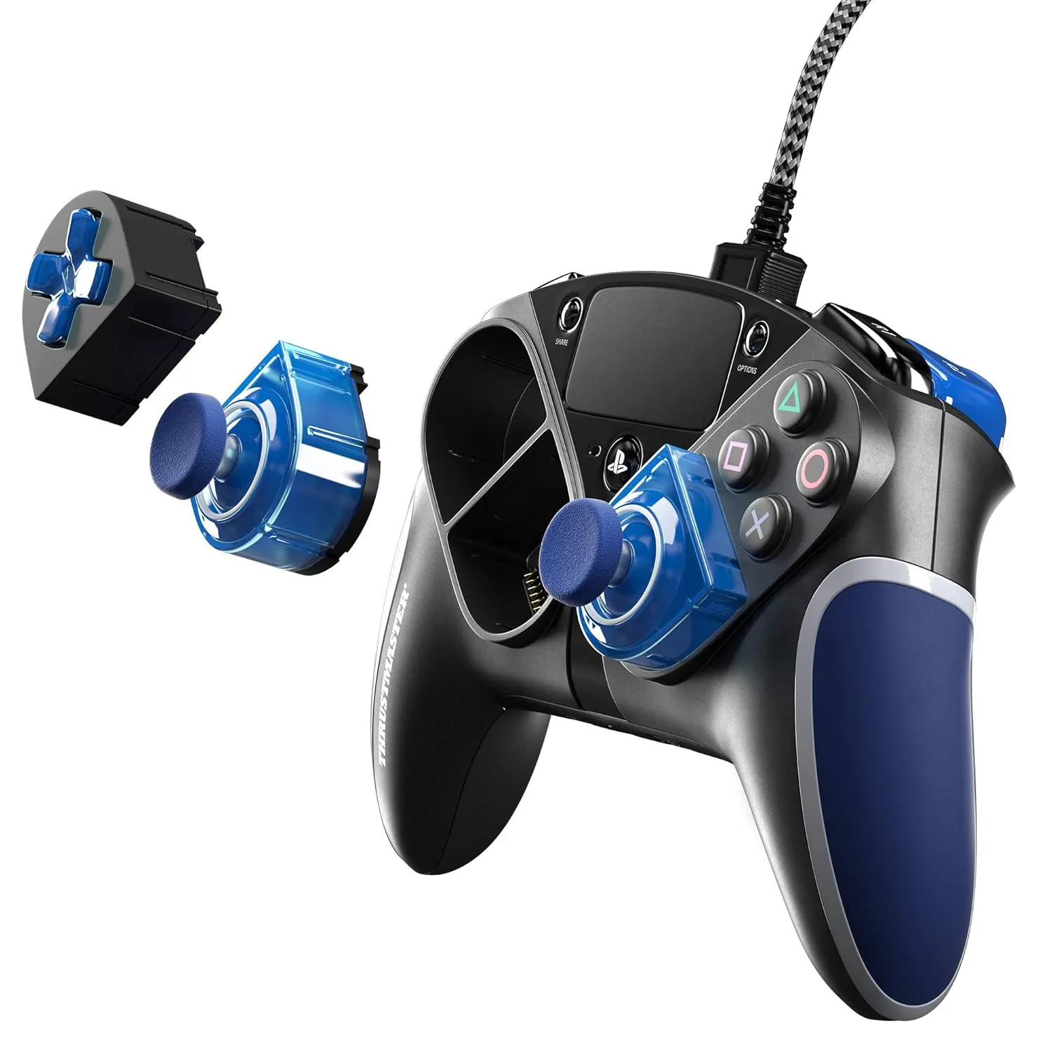 ThrustMaster ESWAP X LED BLUE CRYSTAL PACK, Pack of 7 Backlit Blue Modules, NXG Mini-Sticks, Hot-Swap Feature, Compatible with ESWAP X PRO CONTROLLER, Xbox Series X|S and PC