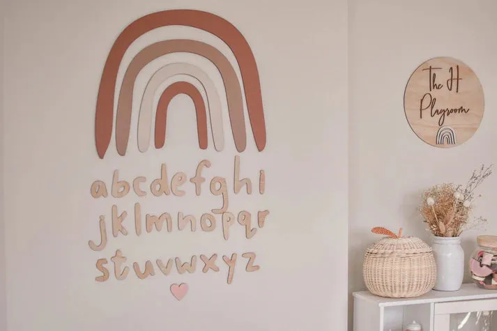 Timber Tinkers - Alphabet Wall