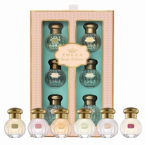 Tocca Mini Perfume Set of 6, 5ml (0.16 Fl Oz) Each, Spring Garden Collection - Includes Florence, Stella, Simone, Giulietta, Cleopatra & Lucia, Eau de Parfum Dabbers Fragrance Gift Set for Women