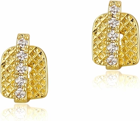 TOPGRILLZ Grillz Gold Tooth Cap Gap Large Grills for Your Teeth Diamond Grillz Teeth Men Gold Teeth 2pcs 14K Gold/Silver Plated Iced out Single Grillz for Women Hip Hop Rapper Costume