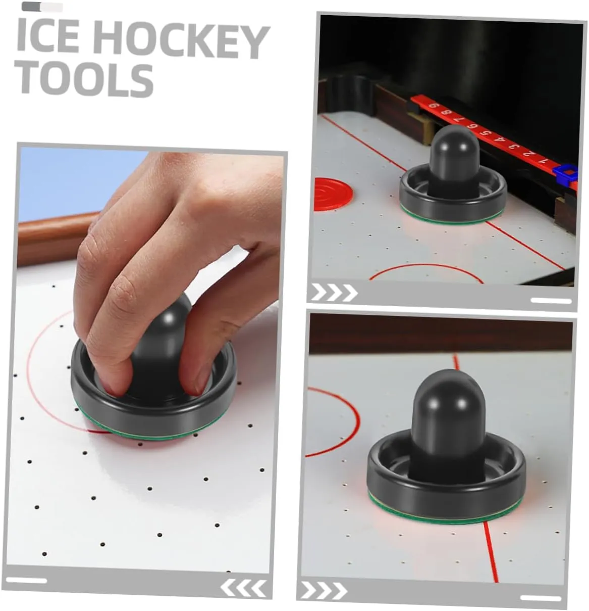 Totority Air Hockey Accessories Hockey Pucks Replacement Ice Hockey Paddles Plastic Ice Hockey Supplies Hockey