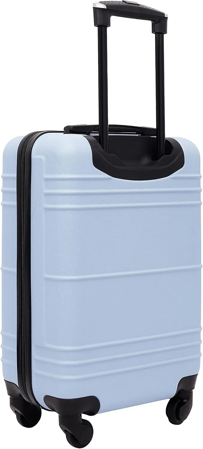 TRAVELERS CLUB Richmond 20" Carry On Suitcase Hardside Spinner Luggage With 360 4 Wheel System - BLUE