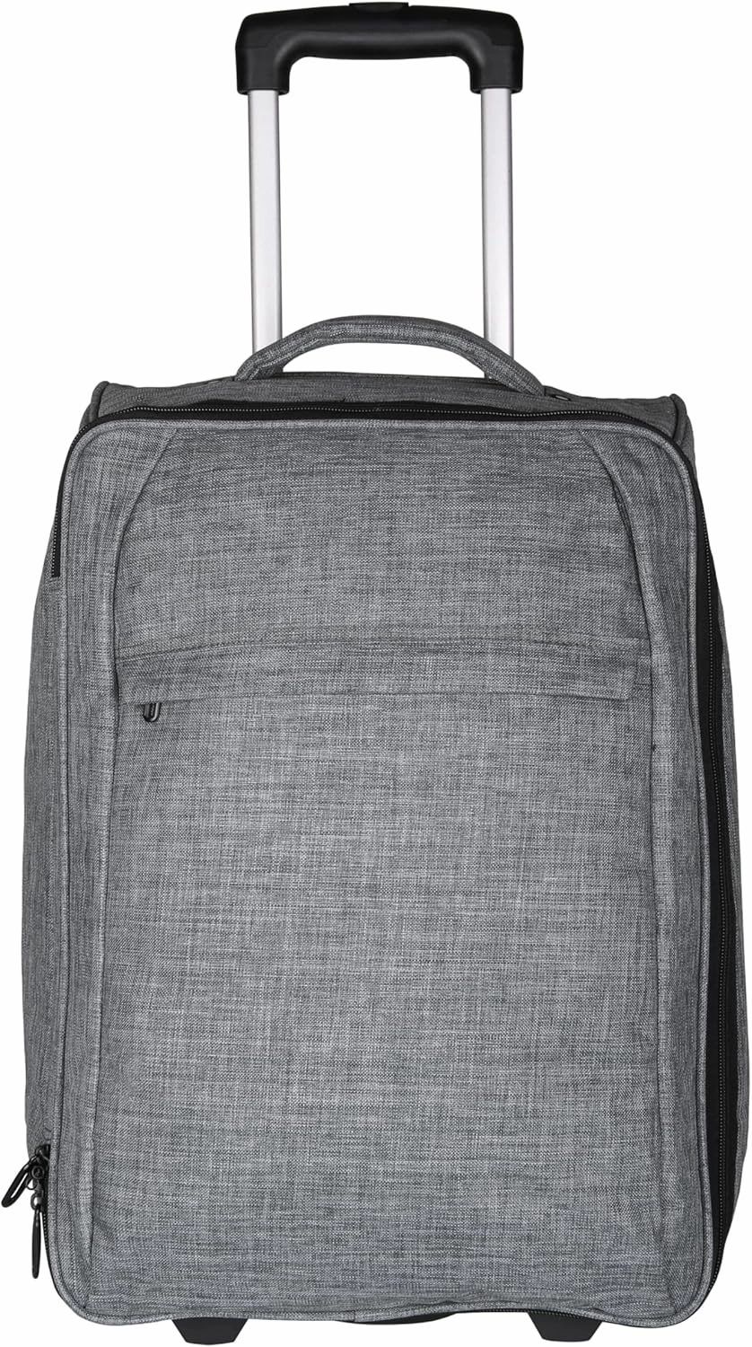 Travigo 20" Collapsible Carry On Luggage Two-Tone Polyester 900D Gray