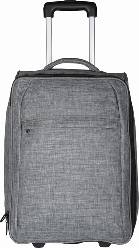 Travigo 20" Collapsible Carry On Luggage Two-Tone Polyester 900D Gray