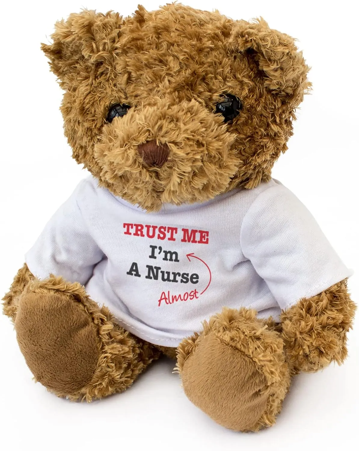 Trust ME I'm Almost A Nurse - Adorable Lovely Soft Brown Teddy Bear - Gift Present