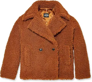 UGG Women's Gertrude Short Teddy Coat