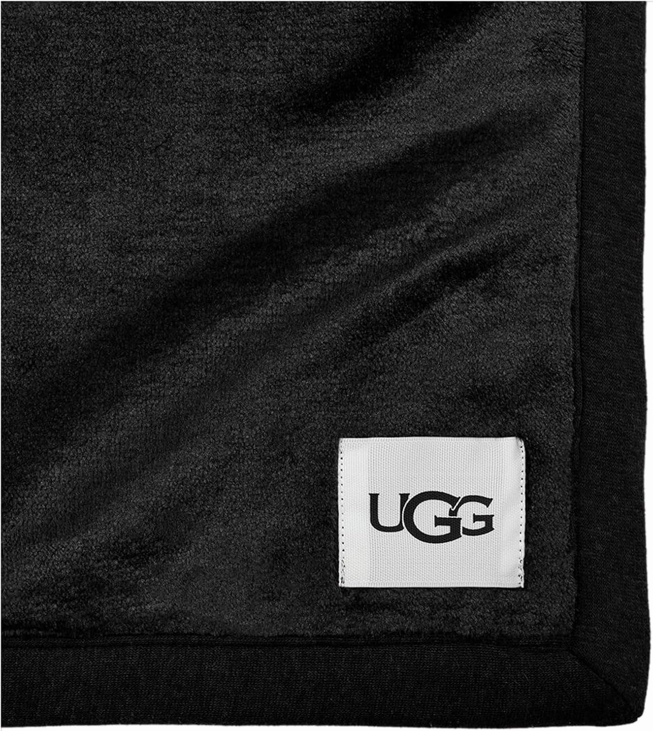 UGG Unisex-Adult's Duffield Throw Ii Blanket, Black Bear Heather, NA