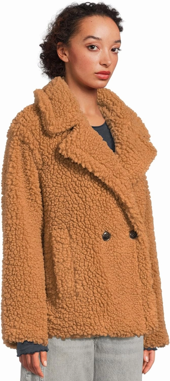 UGG Women's Gertrude Short Teddy Coat
