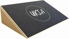 UKIA Slant Board for Squats - Slant Board Squat Wedge for Calf Stretching - Non-Slip 25 Degree Incline Knees Over Toes Weightlifting Equipment to Improve Athletic Performance