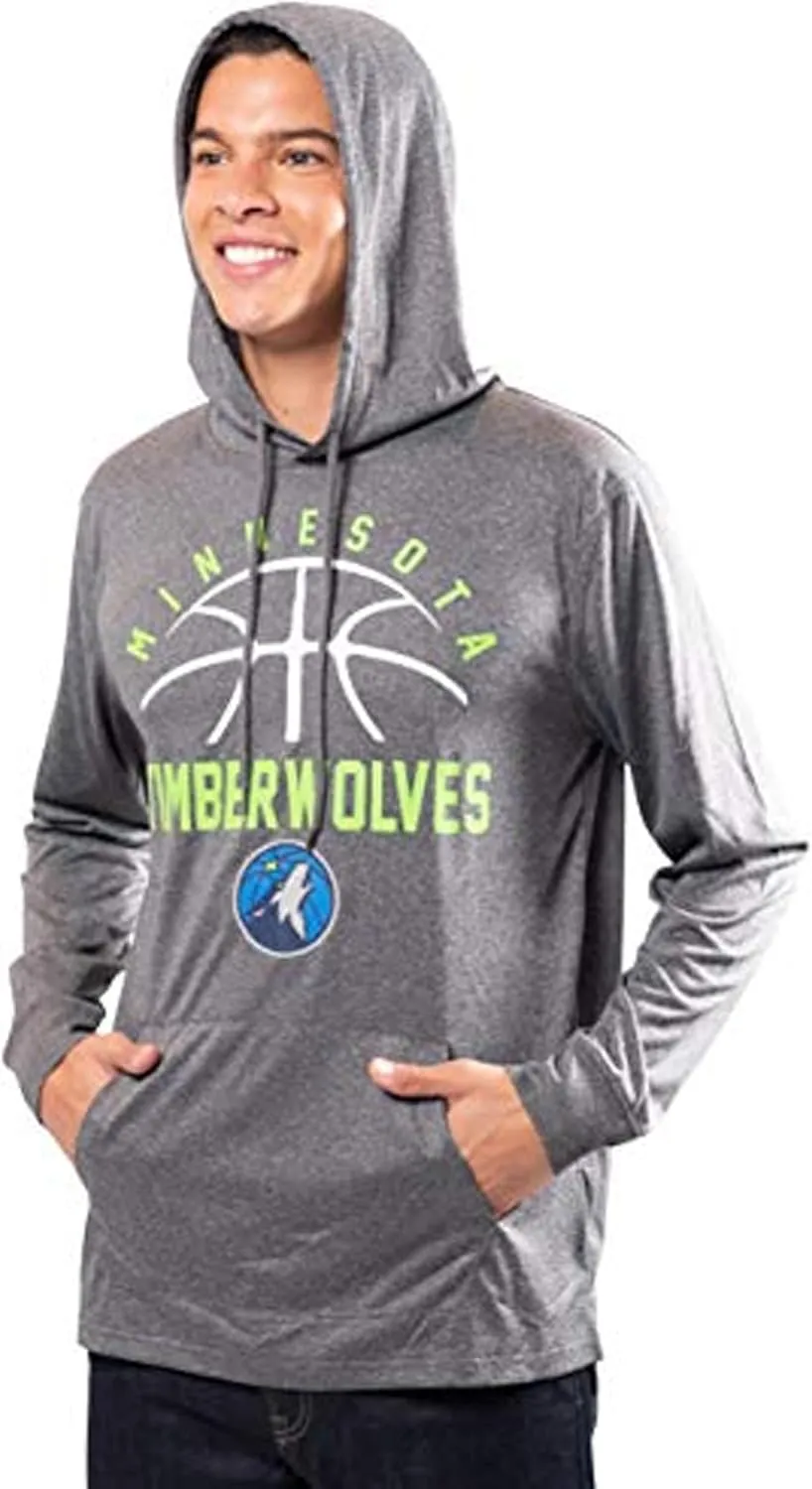 Ultra Game Men's NBA Official Super Soft Lightweight Pullover Hoodie Sweatshirt